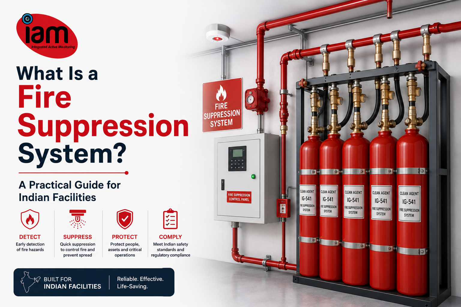 An image showing Fire supression technology by Smart Iam